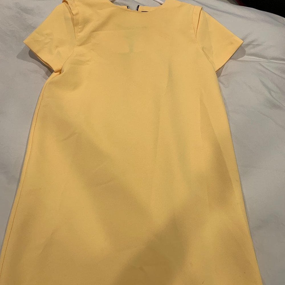 Yellow Aline Mini Dress